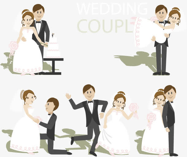 一组新婚情侣免抠