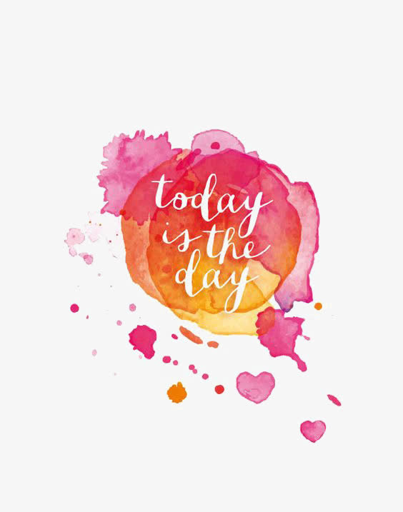 TODAY英文艺术字免抠