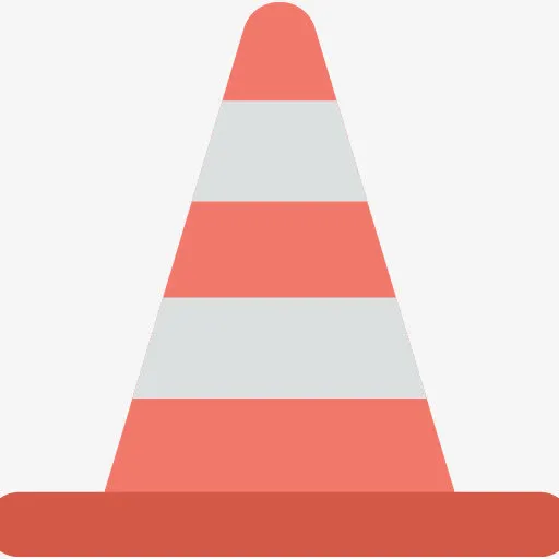 手绘路障免抠