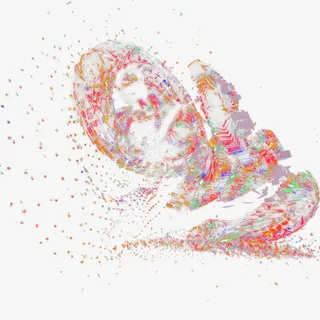 炫彩抽象素材免抠