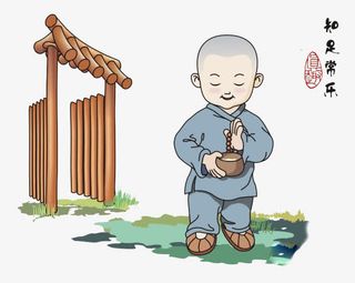 念经的小和尚素材免抠