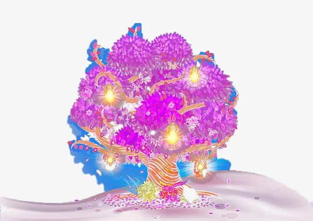 光线 树免抠