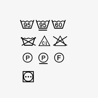 洗衣服标示符免抠图标元素