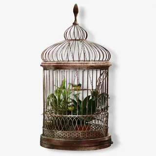 喜鹊鸟笼免抠素材免抠