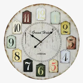 巴洛克复古静音挂钟免抠