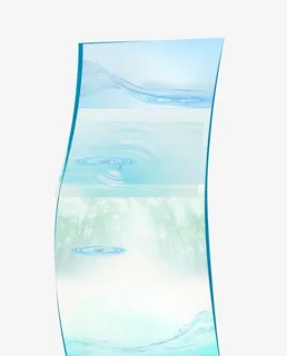 深海蓝色化妆品首页免抠