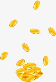 散落的金币抽奖活动免抠