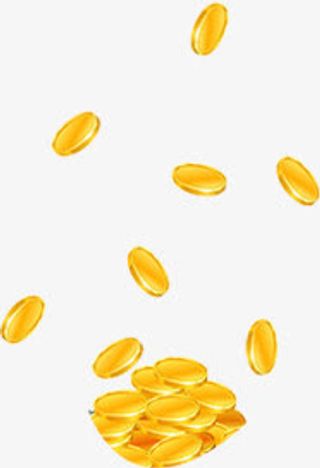 散落的金币抽奖活动免抠