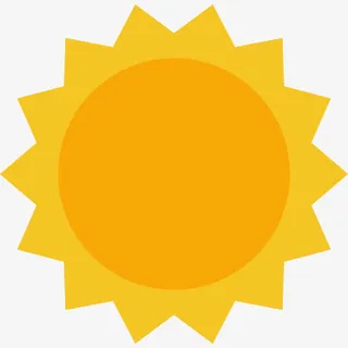 太阳图标免抠