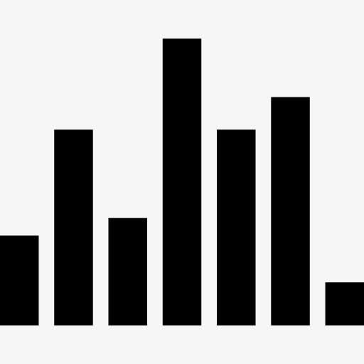 音乐黑色竖线图标免抠