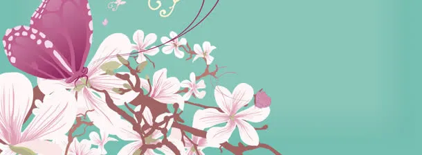 简约科技鲜花布艺免抠