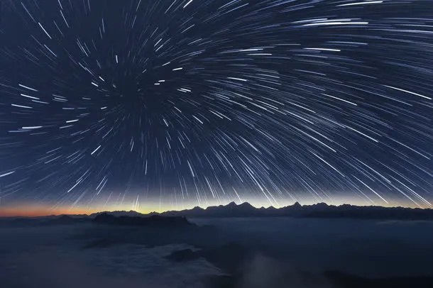 星座流星雨绚烂多姿免抠