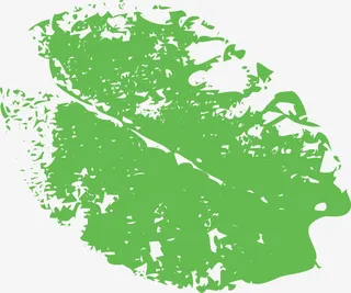 创意绿色动感笔刷图免抠