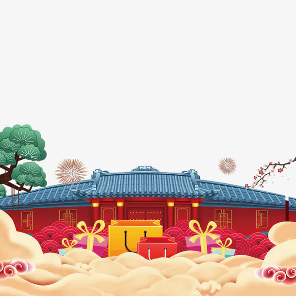 春节设计免抠