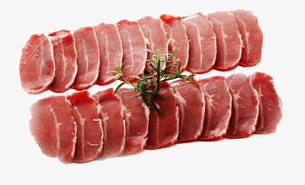 新鲜牛肉片免抠