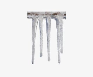 冬天冰柱冰流素材免抠