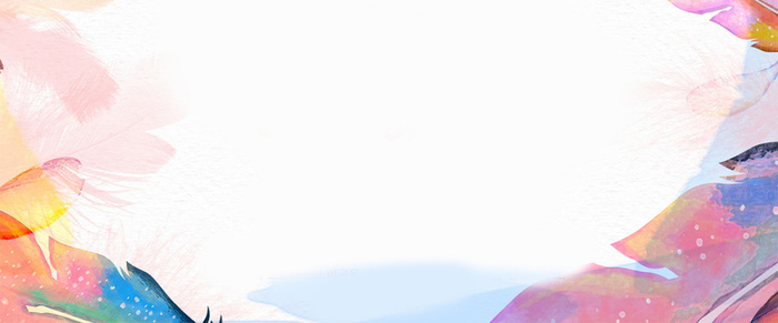 手绘背景banner装饰高清