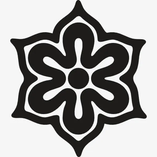 花六个花瓣从日本图标免抠