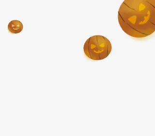 万圣节恶魔南瓜头免抠