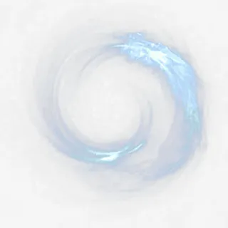 旋涡绿色装饰免抠