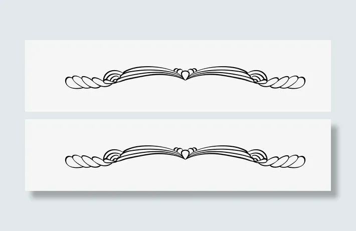 装饰分割线矢量素材免费下载免抠