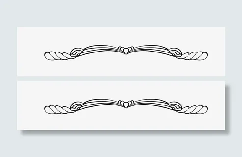 装饰分割线矢量素材免费下载免抠