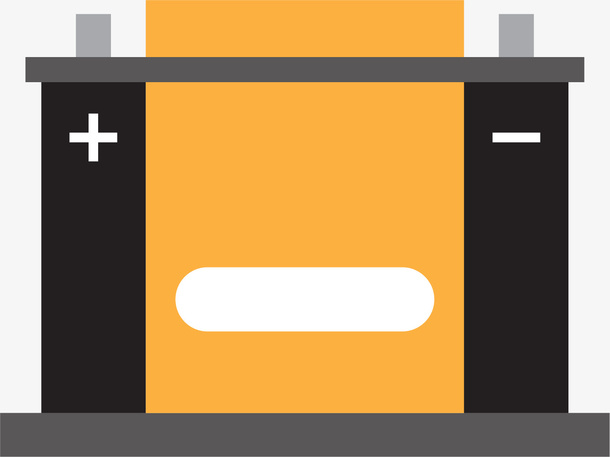 大容量矢量蓄电池配件免抠