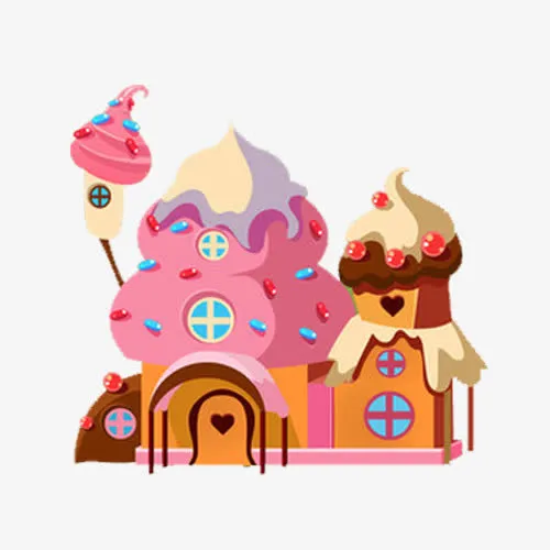 梦幻糖果屋免抠