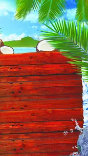 清新植物木质纹理H5背景高清