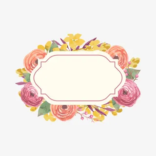 请柬装饰元素免抠