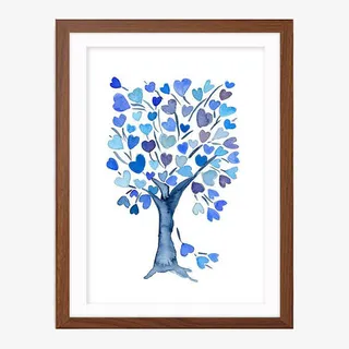 爱心树餐厅挂画免抠