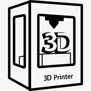 3D打印机的象征图标免抠