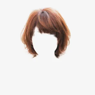 洋气漂亮短发假发型素材免抠