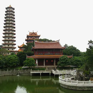 古寺塔型建筑免抠