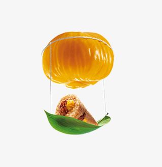 板栗粽造型免抠