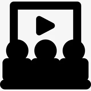 电影院的座位图标免抠