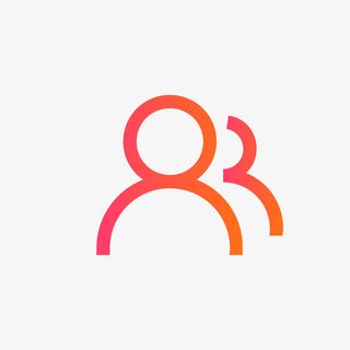 红色群组织图标免抠图免抠