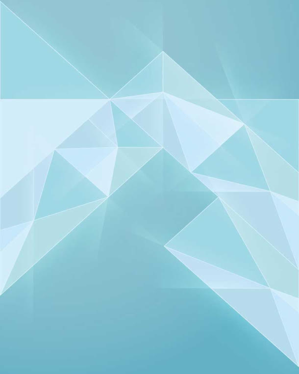 蓝色菱形抽象海报免抠