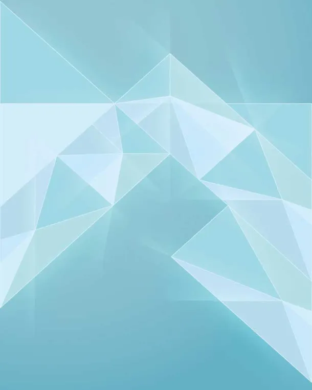 蓝色菱形抽象海报免抠