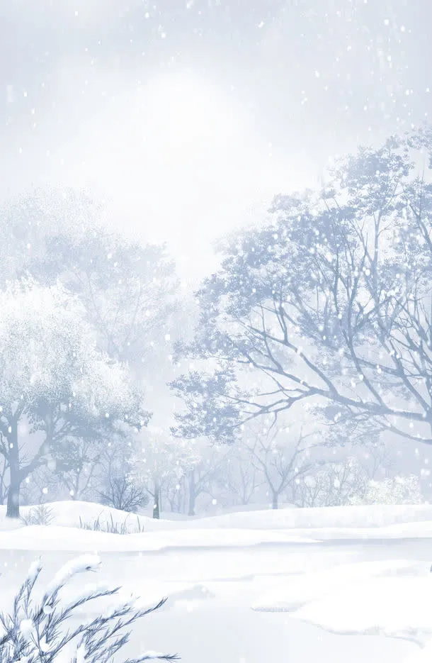 暴风雪免抠背景底纹元素