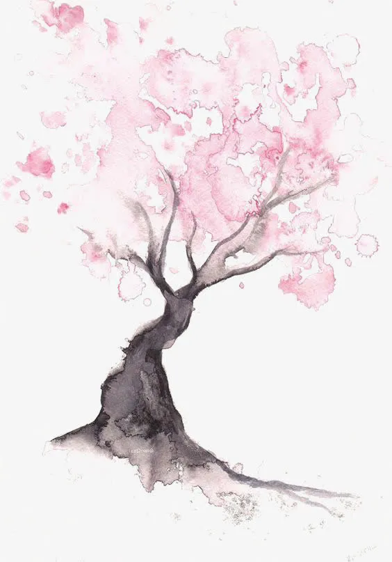 樱花树免抠