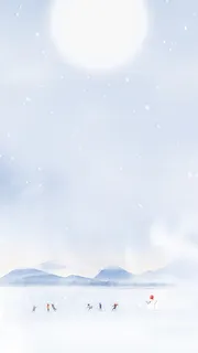 白色雪天立冬节气宣传背景素材高清 白色雪天立冬节气宣传背景素材高清