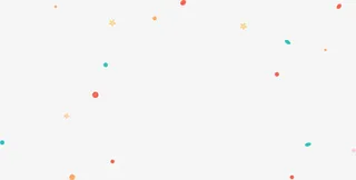 彩色卡通星星碎片免抠