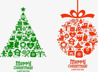 圣诞装饰图案免抠