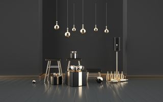 C4D，黑金，舞台，高端高清