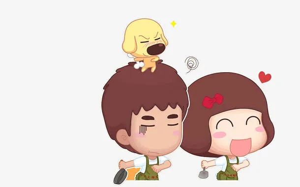 卡通小孩免抠
