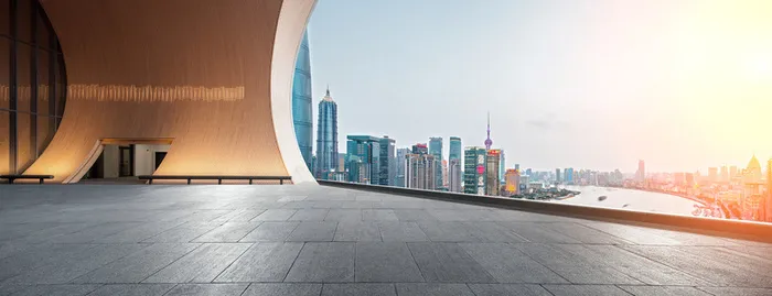 城市建筑阳光摄影图banner高清