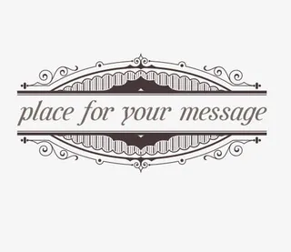 欧式底纹花纹边框免抠