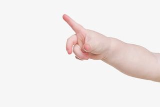 高清可爱宝宝手指免抠