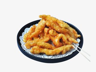 盘装鸡肉炸鸡柳免抠